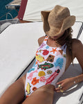 Sea Sparkle White Swimsuit
