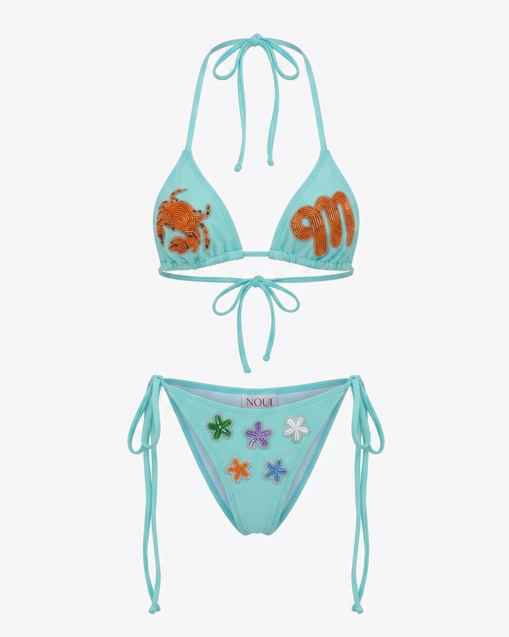 Mermaid " Letter " bikini with crab - Pre Order
