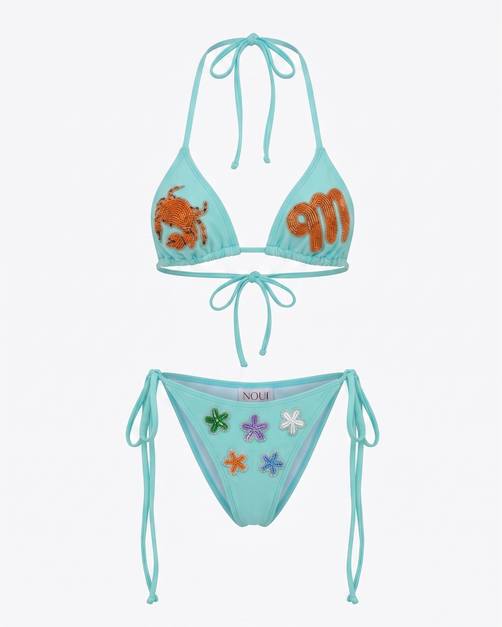 Mermaid " Letter " bikini with crab - Pre Order