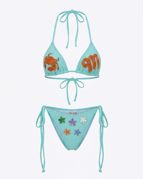 Mermaid " Letter " bikini with crab - Pre Order