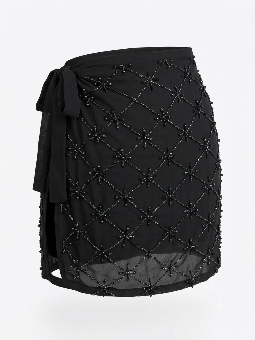 Midnight Trellis Cover-Up