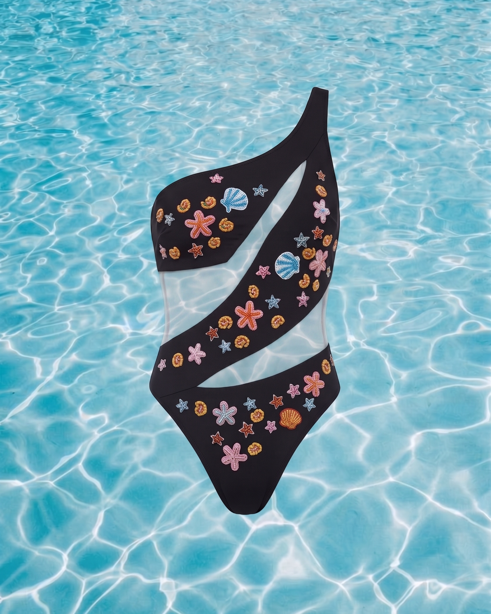 Black Ocean Candy In One piece " Transparent "