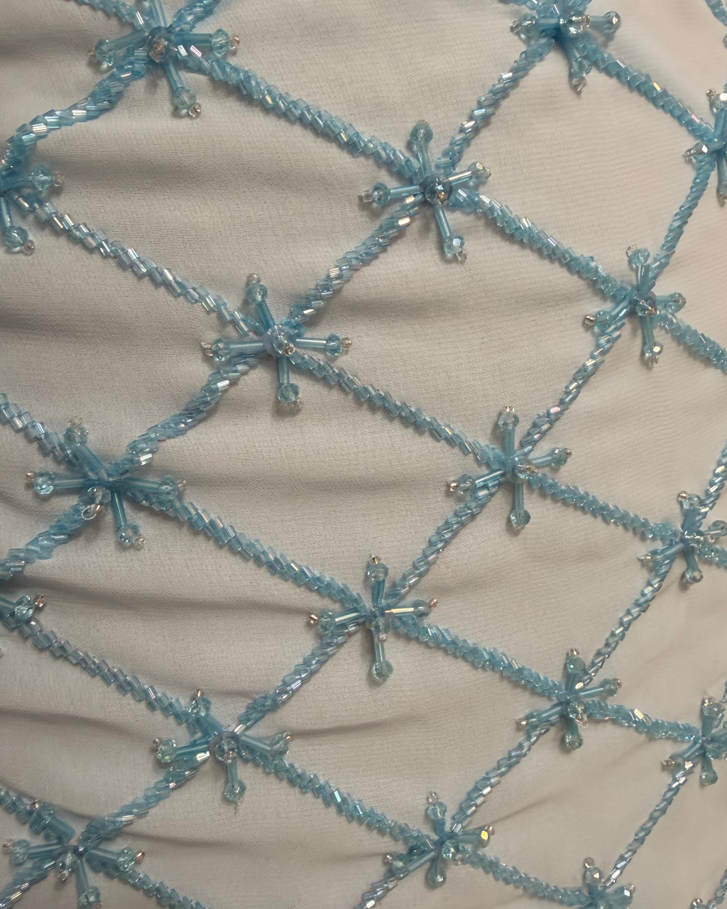 Mocha Stardust Embroidered Wrap Cover-Up