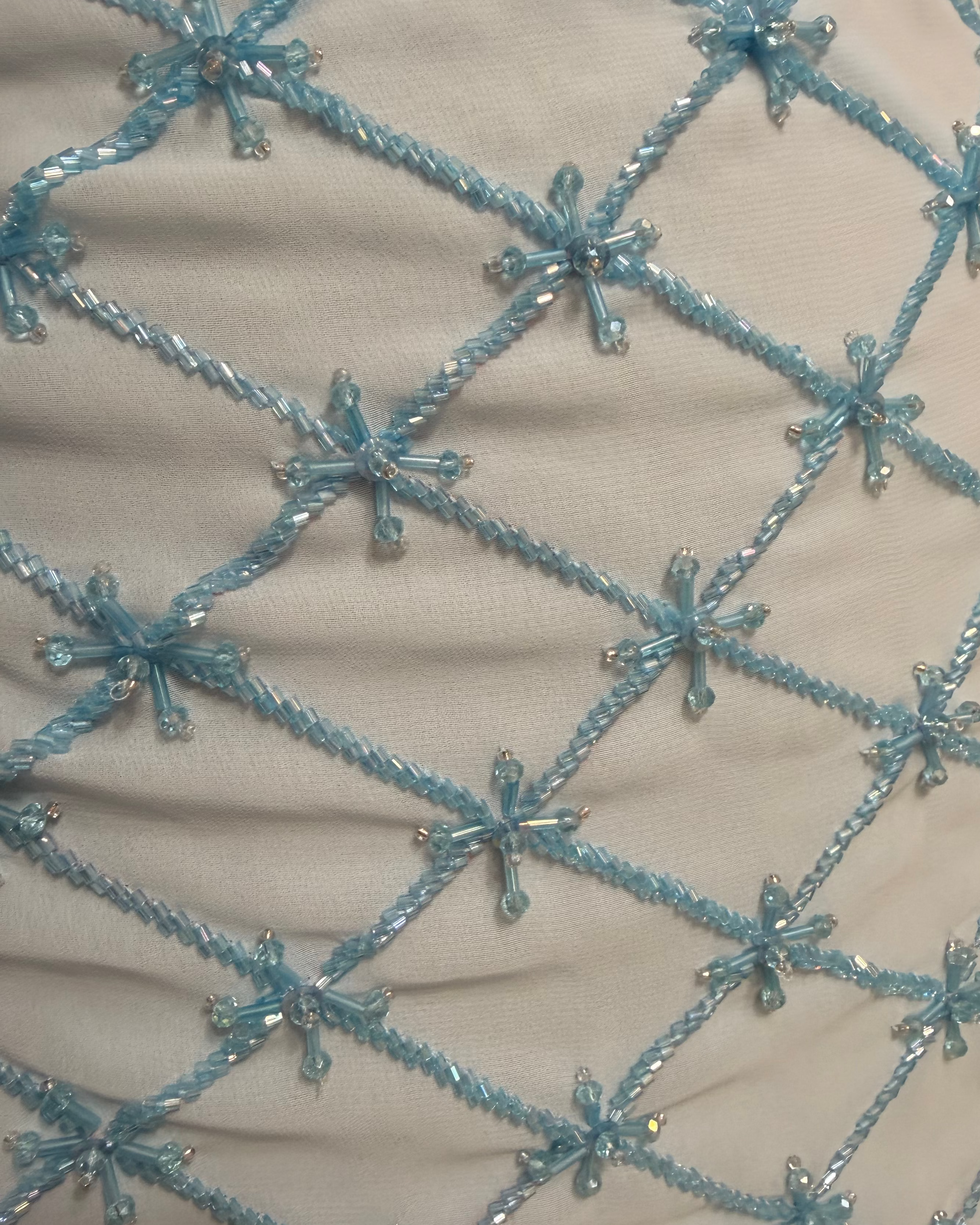 Mocha Stardust Embroidered Wrap Cover-Up